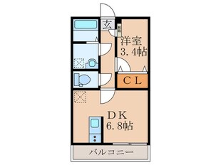 チェリーブロッサム感田の物件間取画像